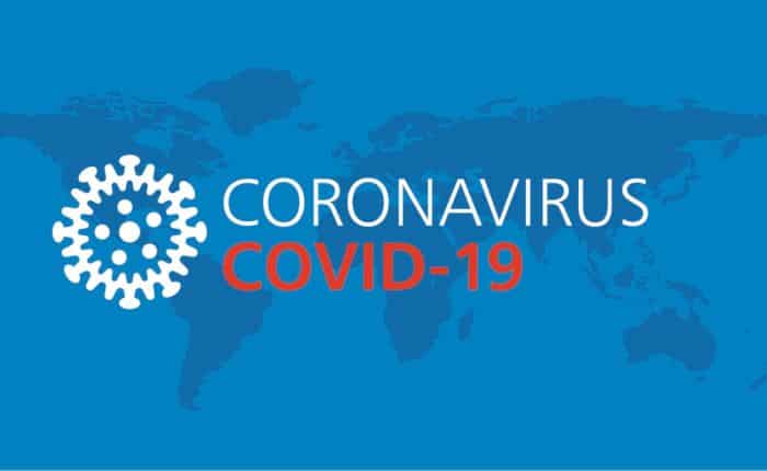 Image with text: Coronavirus COVID-19