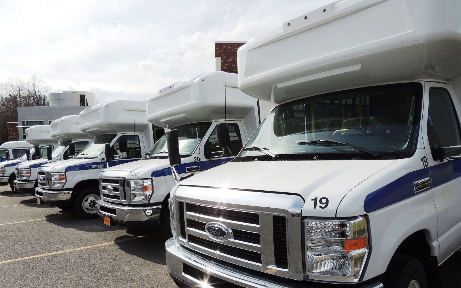 Photo:: St. Camillus transportation vans