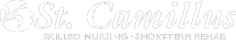 Logo with text: St. Camillus Skilled Nursing, Short-Term Rehab