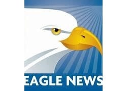 Logo with text: Eagle News